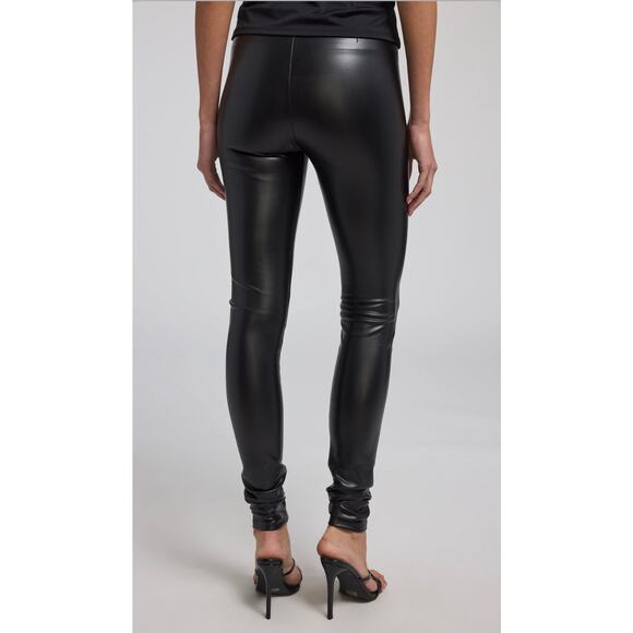 Generation Live Black Vegan Leather Leggings size XS - Picture 2 of 9
